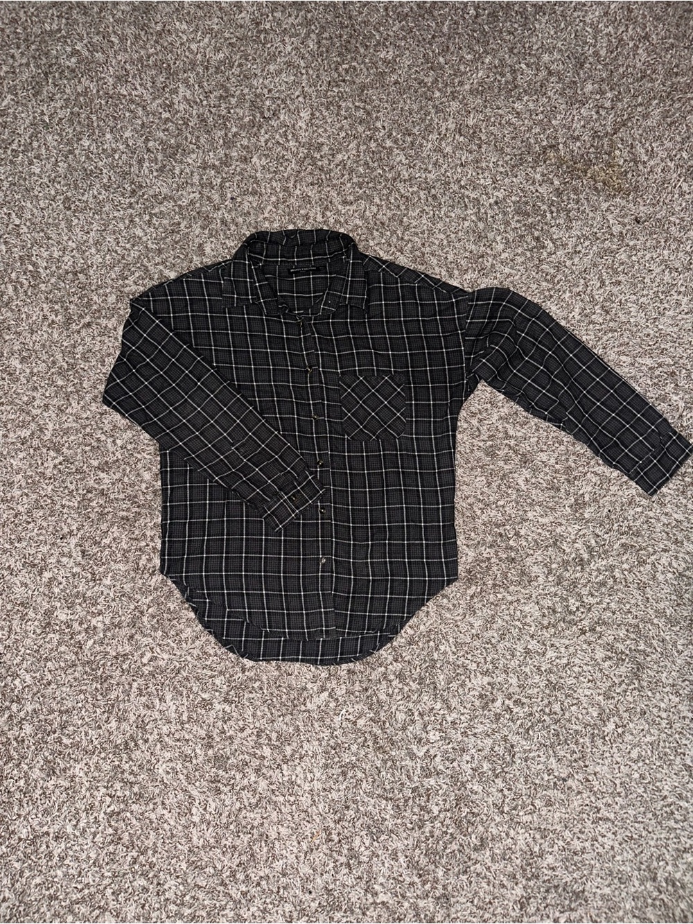 Brandy Melville plaid Button-Down Shirt